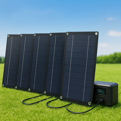 600W Solar Panel Kit with Charge Controller, 36V - Car, Caravan & RV