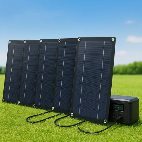 Ensemble panneau solaire 600 W avec contrôleur de charge, 36 V – auto, caravane et VR