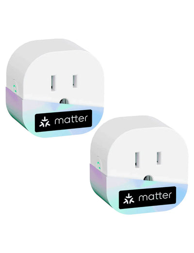 Meross Prise intelligente Mini Matter MSS115 — paquet de 2