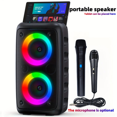 Machine karaoké avec lumières DEL, haut-parleur Bluetooth et système de sonorisation
