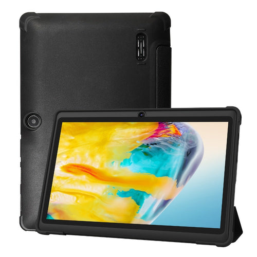 Tablette Android 13 de 7 po, 4 Go de RAM, 32 Go de stockage, étui protecteur amovible