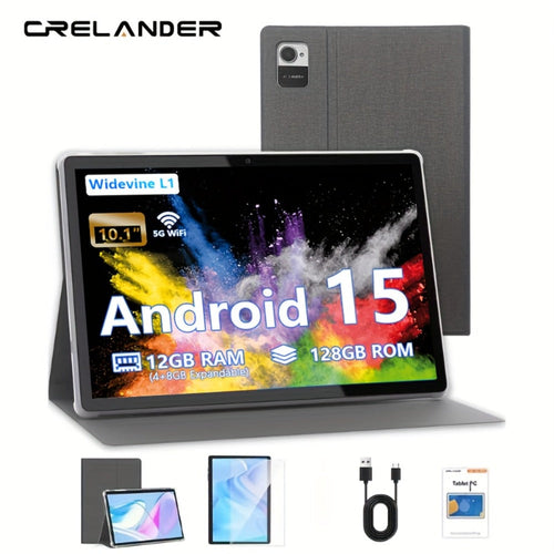 W30 / W30 PRO Android 15 Tablet, 128GB, with Keyboard, Mouse, Stylus and Case