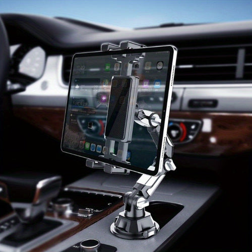 Car Cup Holder Tablet and Phone Mount with 360° Robotic Arm for 4.7-13 in Devices