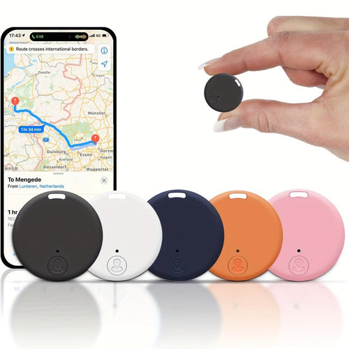 Localisateurs d'objets Bluetooth ronds, paquet de 6, alarme sonore par application