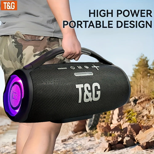 TG418 Portable Bluetooth Speaker with 3000mAh Battery, EQ and LED Lights