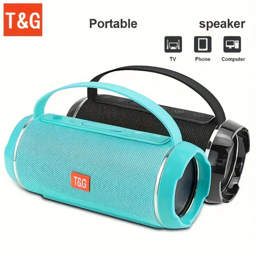Haut-parleur Bluetooth 5.0 portatif 10 W, IPX4, TWS, radio FM, USB, microSD, USB-C