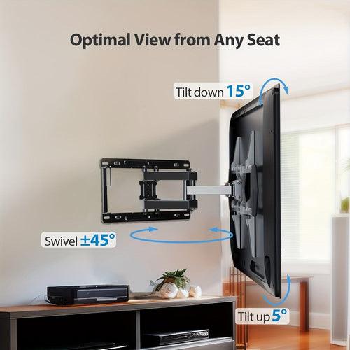 Full Motion TV Wall Mount for 40 to 86-Inch TVs, 132 lb Capacity, VESA 600x400