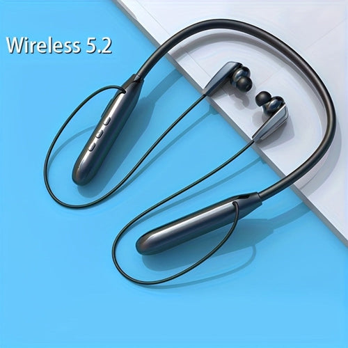 Neckband Sport Bluetooth Earphones with Long Battery Life, Black