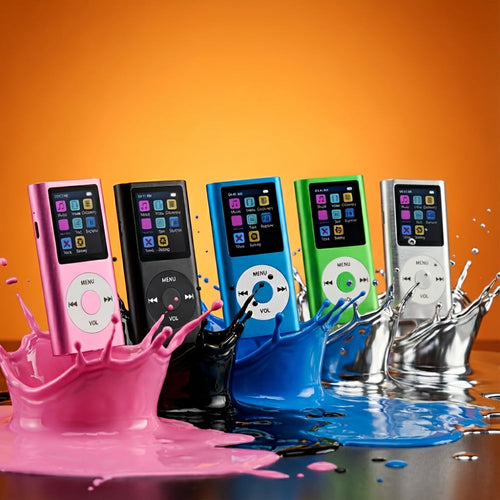 Lecteur MP3 et MP4 portatif à molette, écran 1,8 po, radio FM, carte jusqu'à 128 Go
