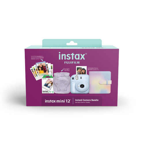 Fujifilm Instax Mini 12 – Ensemble des fêtes - Vert menthe (appareil photo instantané)