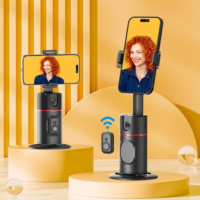 Auto Face Tracking Tripod with Gesture Control, 360° Rotation and Wireless Remote