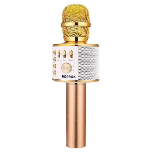 Bonaok Q37 — micro karaoké Bluetooth sans fil avec haut-parleur