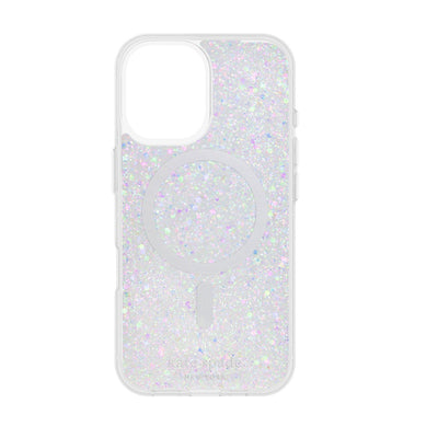 Kate Spade New York — Coque MagSafe pour iPhone 16 (Chunky Glitter)