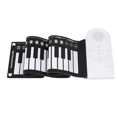 IRIN 49-Key Roll-Up Piano — Rechargeable, MIDI and Built-in Speaker