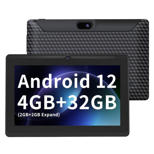 Tablette Android 7 po, 2 Go + 32 Go, écran IPS 1024 x 600, batterie 3000 mAh, 2 caméras