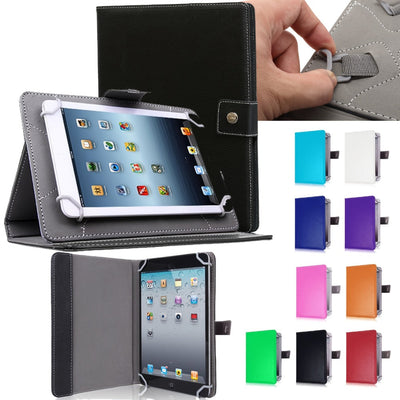 Universal 7 or 8 in Tablet Folio Case with Magnetic Closure and Stand