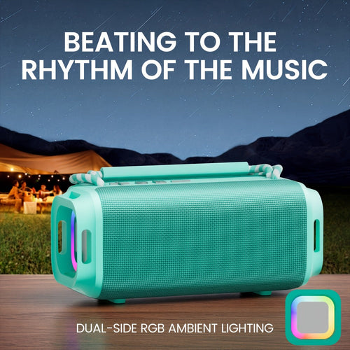 Portable Stereo Speaker with Deep Bass, USB, AUX and TF Card