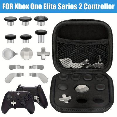 Ensemble de palettes et joysticks magnétiques en acier inoxydable pour manette Elite 2