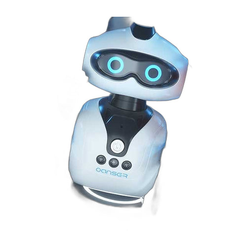 Robot interactif à chenilles — détection de gestes, yeux DEL