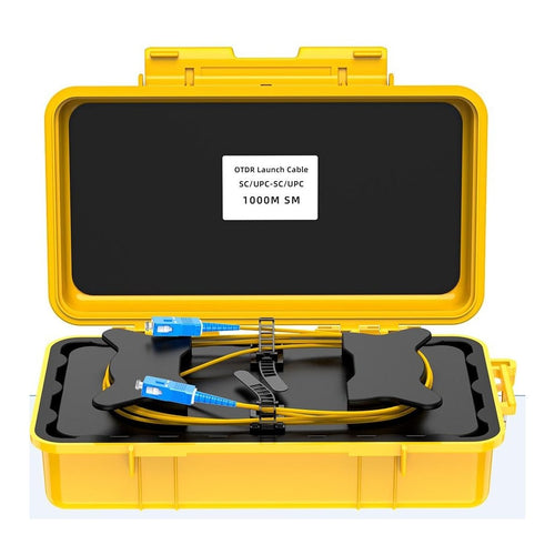 SAIVXIAN Bobine de lancement OTDR 1 km monomode — valise étanche