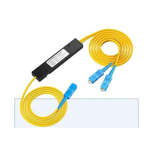SAIVXIAN Coupleur fibre FBT 1x2 monomode — SC, FC, LC ou sans connecteur