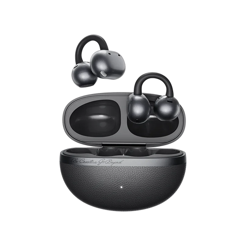 QCY Crossky C50 — Open-Ear Clip Earbuds, 35 h, Wireless Charging