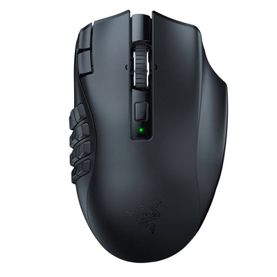 Razer Naga V2 HyperSpeed - 19-Button Wireless MMO Gaming Mouse