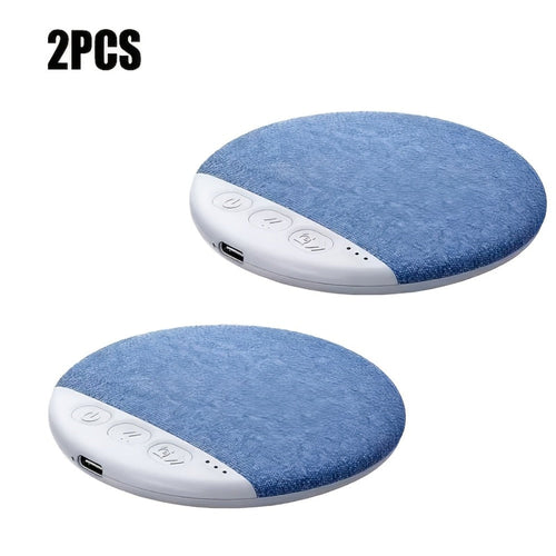 Wireless Pillow Speaker with White Noise, Rain and Ocean Sounds, 2-Pack