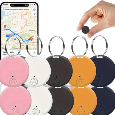 Solar Mini Key Finder with Anti-Lost Alarm, 3, 5 or 10 Pack