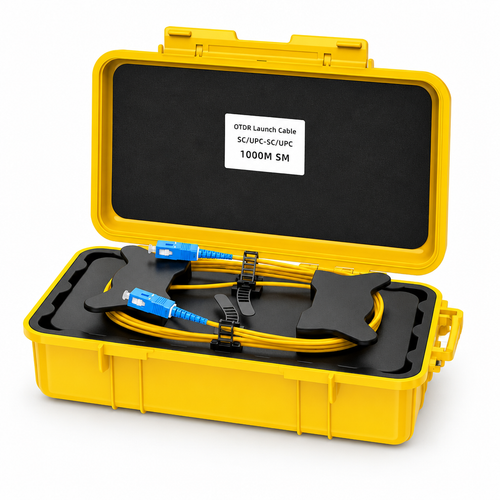 SAIVXIAN OTDR Launch Cable Box 1 km Single-Mode — Rugged Case