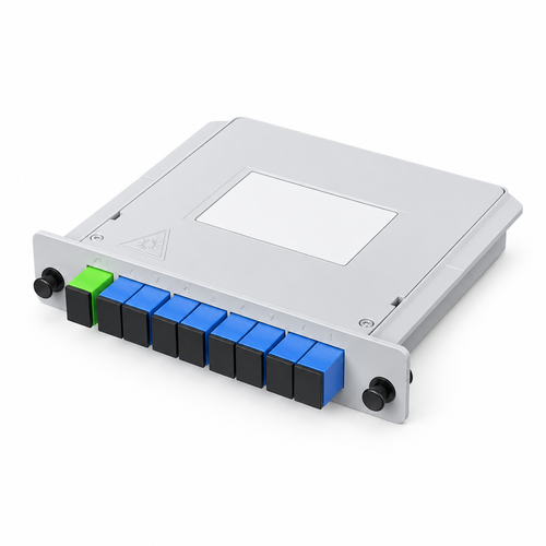 SAIVXIAN Splitter PLC enfichable (cassette LGX) — sorties SC/UPC, 1x2 à 1x32