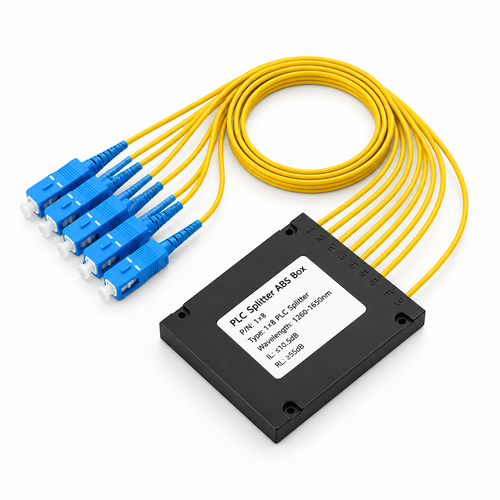 SAIVXIAN Splitter PLC en boîtier ABS — SC/UPC ou FC/UPC, 1x2 à 1x32