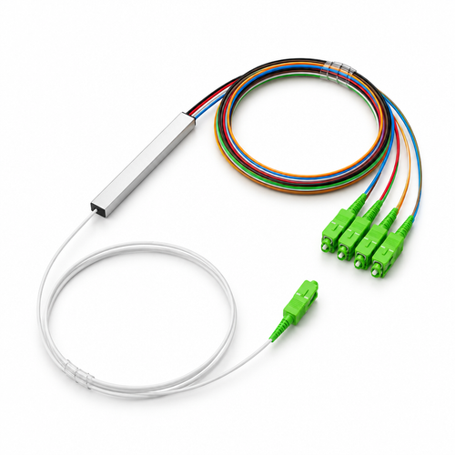 SAIVXIAN Splitter PLC micro-tube — SC/APC, SC/UPC ou sans connecteur