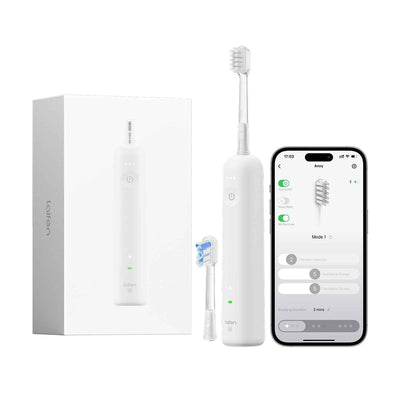 Laifen Wave Special — Electric Toothbrush with OLED Screen, 3 Brush Heads