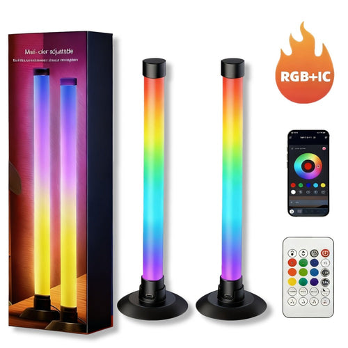 Barres lumineuses RVB pour moniteur, ensemble de 2, USB, appli et télécommande
