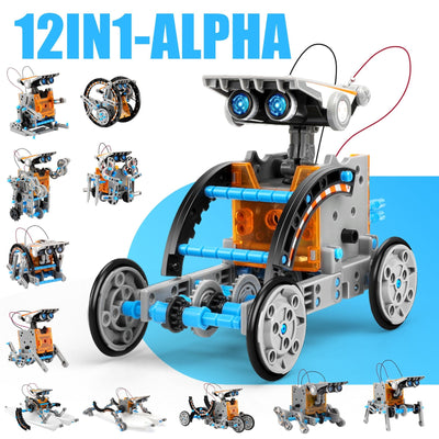 Sillbird robot solaire 12-en-1 — trousse STEM de 190 pièces à assembler