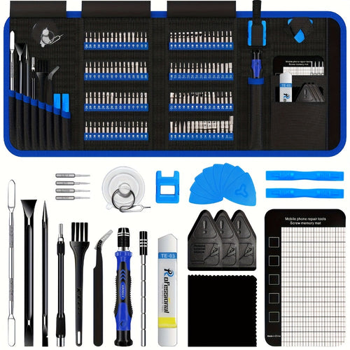Rechargeable Electric Precision Screwdriver 142-in-1 Kit, 120 Bits and 22 Tools