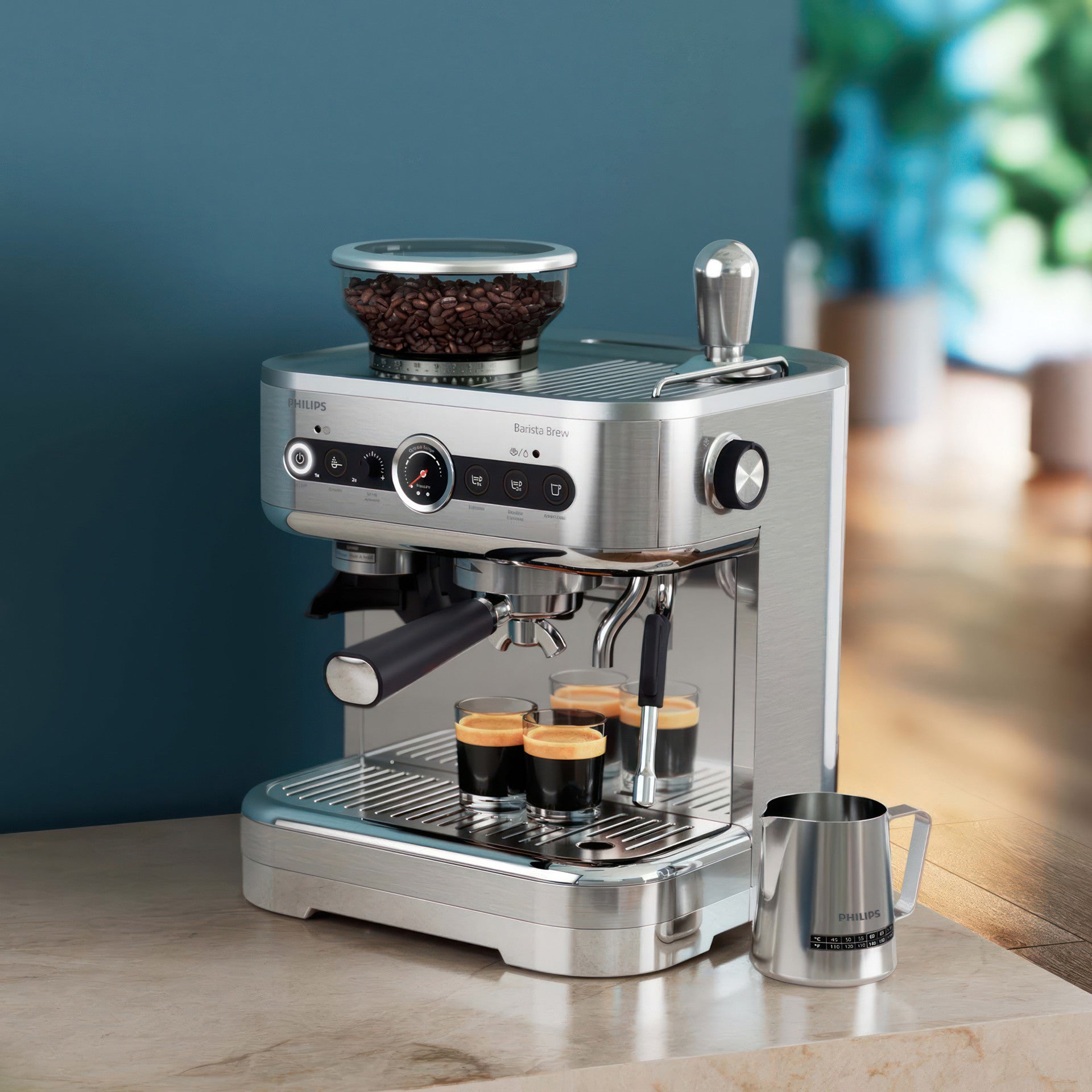 Philips 3200 Semi-Automatic Espresso Machine – Expresso Authentique et Mousse Onctueuse à la Maison (Boite ouverte)