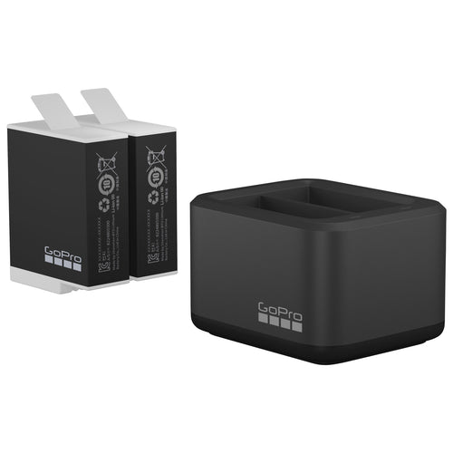 GoPro Enduro — Dual Charger + 2 Batteries 1720 mAh (HERO9 to HERO12)