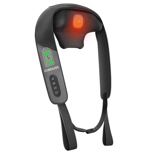 Snailax — masseur cou et épaules shiatsu 4D sans fil, chaleur graphène