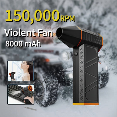 Cordless Electric Air Duster, 150,000 RPM, 200g Thrust, Brushless Motor, 3 Speeds