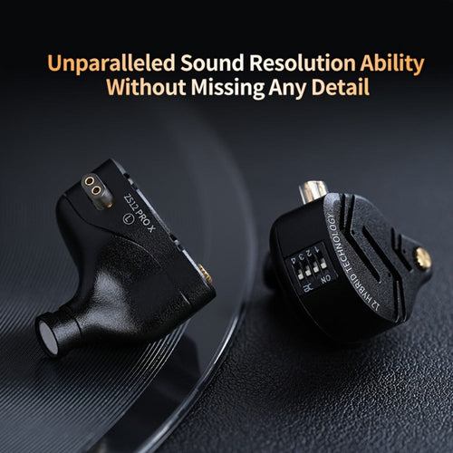 ZS12 PRO X Hybrid In-Ear Monitor Earphones with Detachable Cable