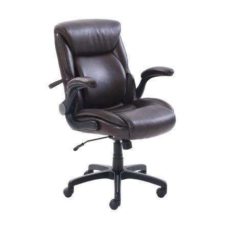 Serta AIR Lumbar Manager's Office Chair – Chaise de Bureau en Cuir Reconstitué avec Soutien Lombaire AIR