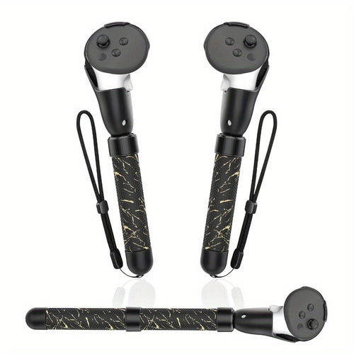 3-in-1 VR Controller Extension Grips, Compatible with Meta Quest 3S