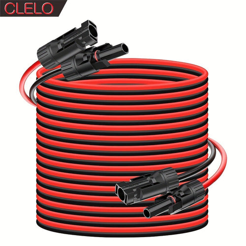 Rallonge pour panneau solaire 14 AWG, cuivre étamé, connecteurs MC4 – 30 ou 40 pi