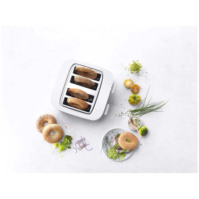 Zwilling Enfinigy Toaster – 4 Long Slices – Modern Design and High Precision (Open Box)