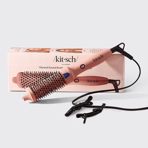 Kitsch Medium Thermal Volumizing Round Brush 38mm — Terracotta