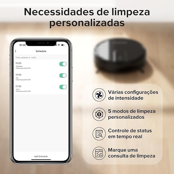 ROPVACNIC S1 – Intelligent and Autonomous Robot Vacuum Cleaner (Open Box)