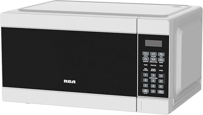 RCA RMW1134 Micro-ondes de Comptoir - 1,1 pi³ - 1000 Watts - Acier Inoxydable Noir