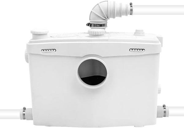 FL0800 luxury - Pompe broyeur sanitaire 800 W – Évacuation des eaux usées – Automatique – Pour WC, évier, douche, lave-linge (Boite ouverte)